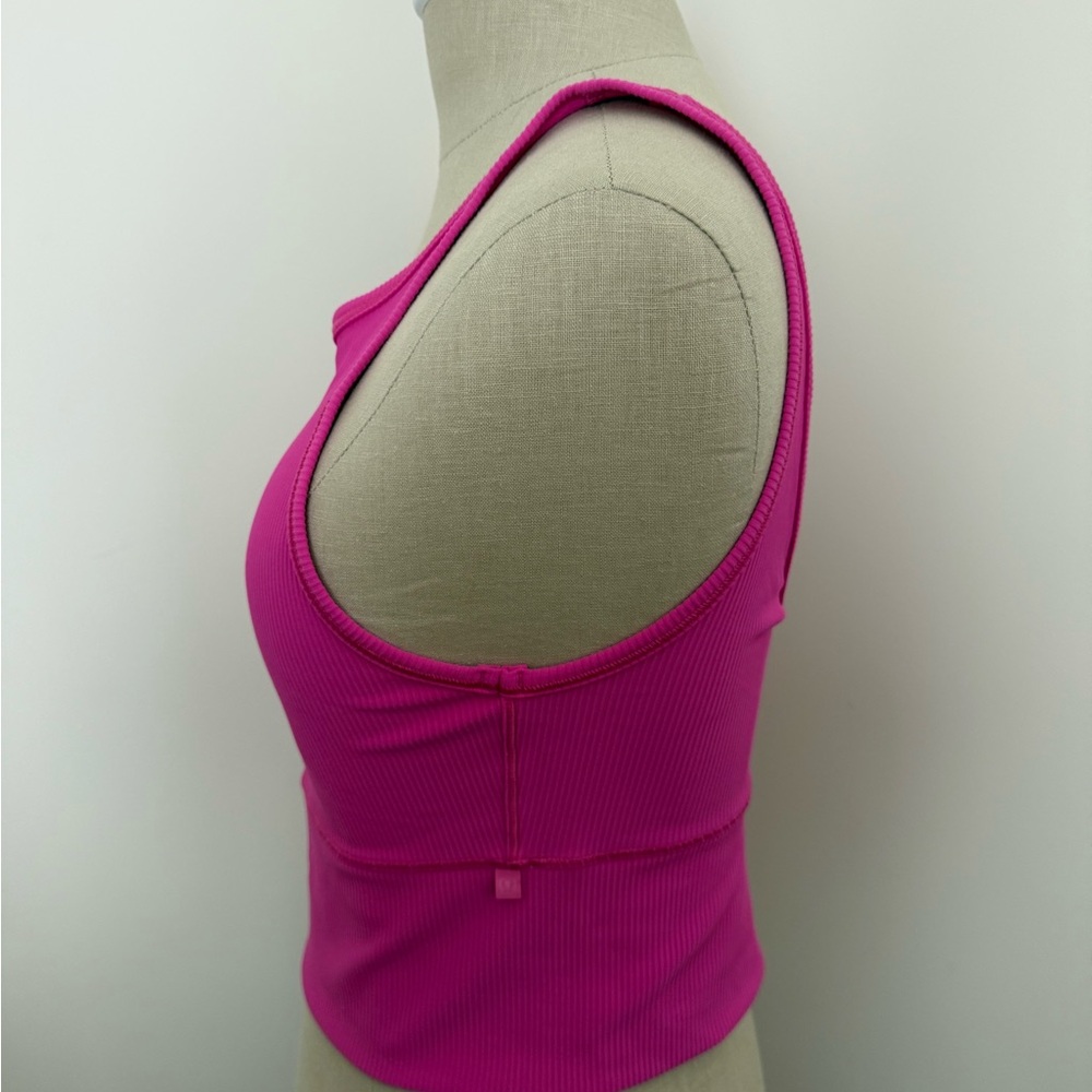 Lululemon Pink Ribbed Tank Top - Picture 3 of 4